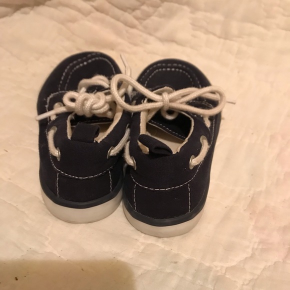 Gymboree Blue canvas toddler shoes - Picture 3 of 6
